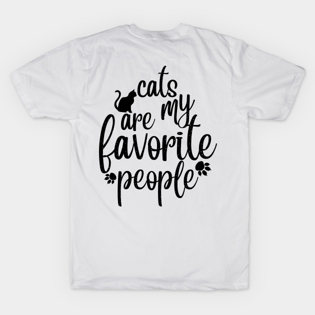 Cats Are My Favorite People Cute Cat Lovers by solo4design